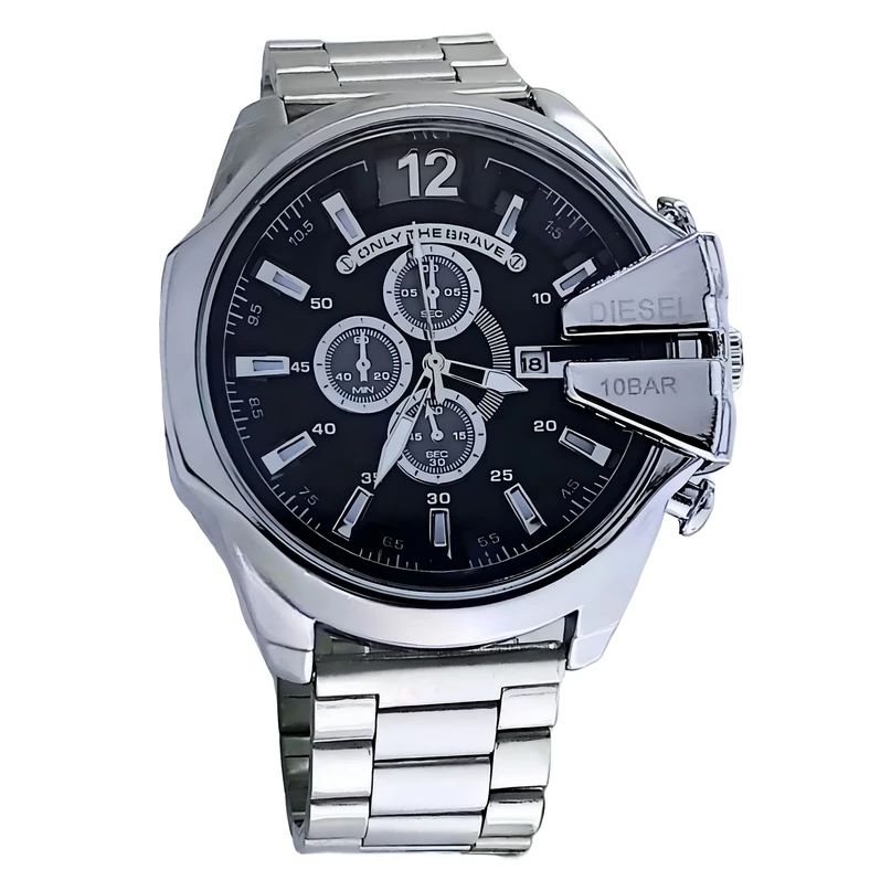 ساعت مچی عقربهای مردانه مدل شاخدار تک موتوره کد DZ1 - - 1