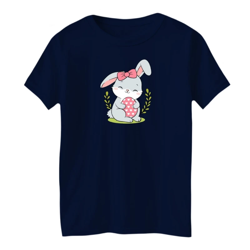 تی شرت آستین کوتاه بچگانه مدل خرگوش کد 03