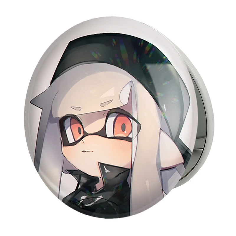 آینه جیبی خندالو طرح بازی اسپلاتون (Splatoon) مدل تاشو کد 33305