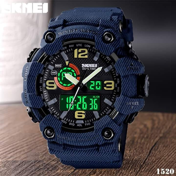 ساعت مچی دیجیتال مردانه اسکمی مدل 1520 BU ساعت مچی دیجیتال مردانه اسکمی مدل 1520 BU