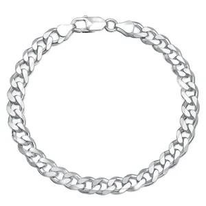 دستبند نقره مردانه مدل Roz7