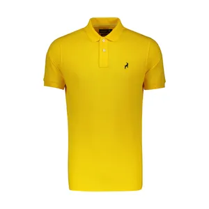 پولوشرت آستین کوتاه مردانه آیبکس مدل 9709 رنگ زرد