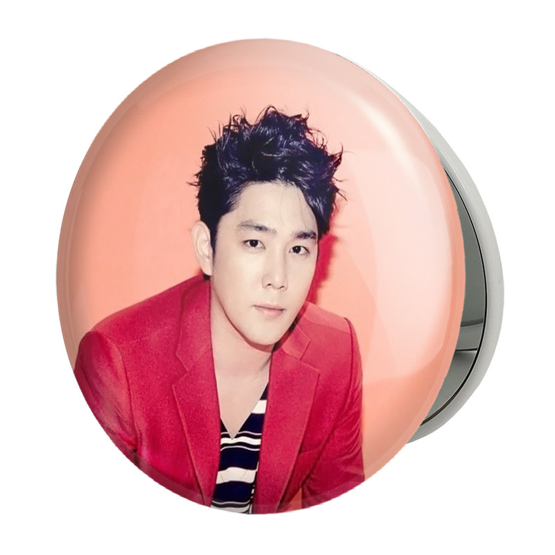آینه جیبی خندالو طرح کانگ گین گروه سوپر جونیور Super Junior مدل تاشو کد 12168 