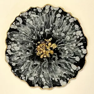 زیر لیوانی رزینی طرح سه بعدی