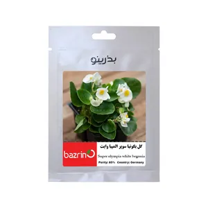 بذر گل بگونیا سوپر المپیا وایت بذرینو کد BZNO-097