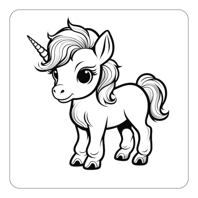 مگنت کاکتی طرح اسب تک شاخ و یونیکورن مدل mp29432