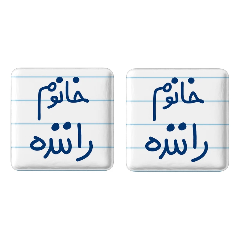 مگنت خندالو مدل خانوم راننده کد 6593 مجموعه 2 عددی