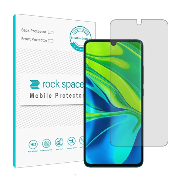 محافظ صفحه نمایش شفاف راک اسپیس مدل HyGEL مناسب برای گوشی موبایل شیائومی Mi Note 10