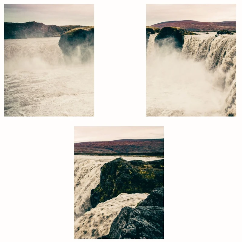 پوستر مدل آبشار گودافوس مجموعه 3 عددی