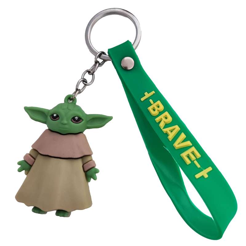 جاکلیدی مدل سیلیکونی طرح گروگو بیبی یودا کد DB21