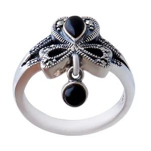  انگشتر نقره زنانه بازرگانی میلادی کد  AW_361