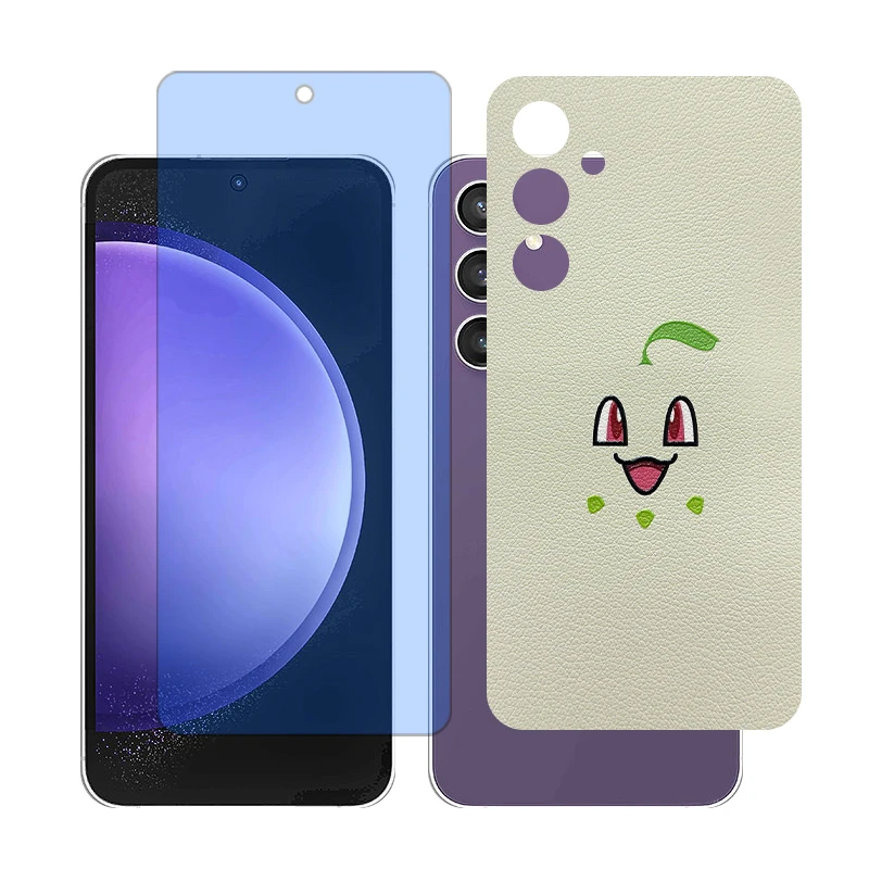 محافظ صفحه نمایش بلوکات گلس مدل together مناسب برای گوشی موبایل سامسونگ Galaxy A55 به همراه برچسب پوششی پشت گوشی