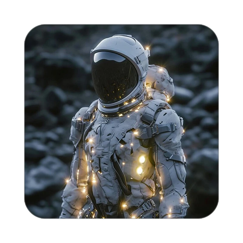 زیر لیوانی کاکتی طرح فضانورد مدل mp46003