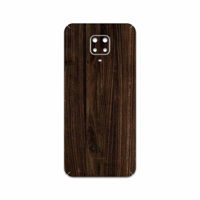 برچسب پوششی ماهوت مدل Dark Walnut Wood مناسب برای گوشی موبایل شیائومی Redmi Note 9 Pro