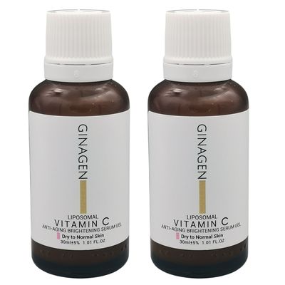 ژل سرم روشن کننده ژیناژن مدل ویتامین C حجم 30 میلی لیتر مجموعه دو عددی