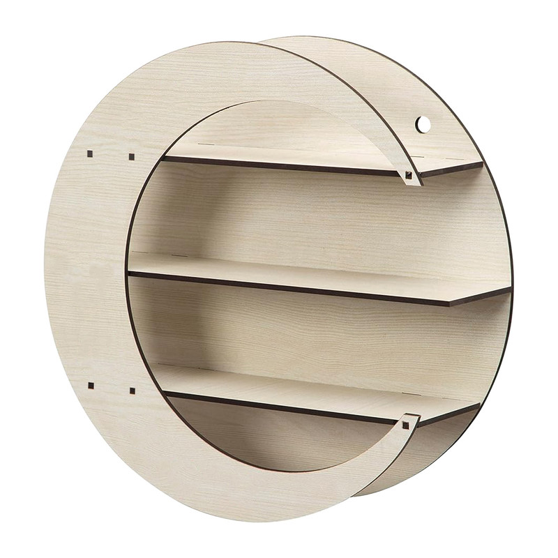 شلف دیواری مدل چوبی کد KT119