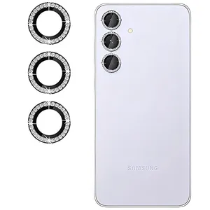 محافظ لنز دوربین فلزی مسیر مدل Diamond MTL Ring مناسب برای گوشی موبایل سامسونگ Galaxy S25 FE