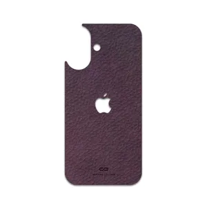 MAHOOT Purple-Leather Cover Sticker for Apple iPhone 16