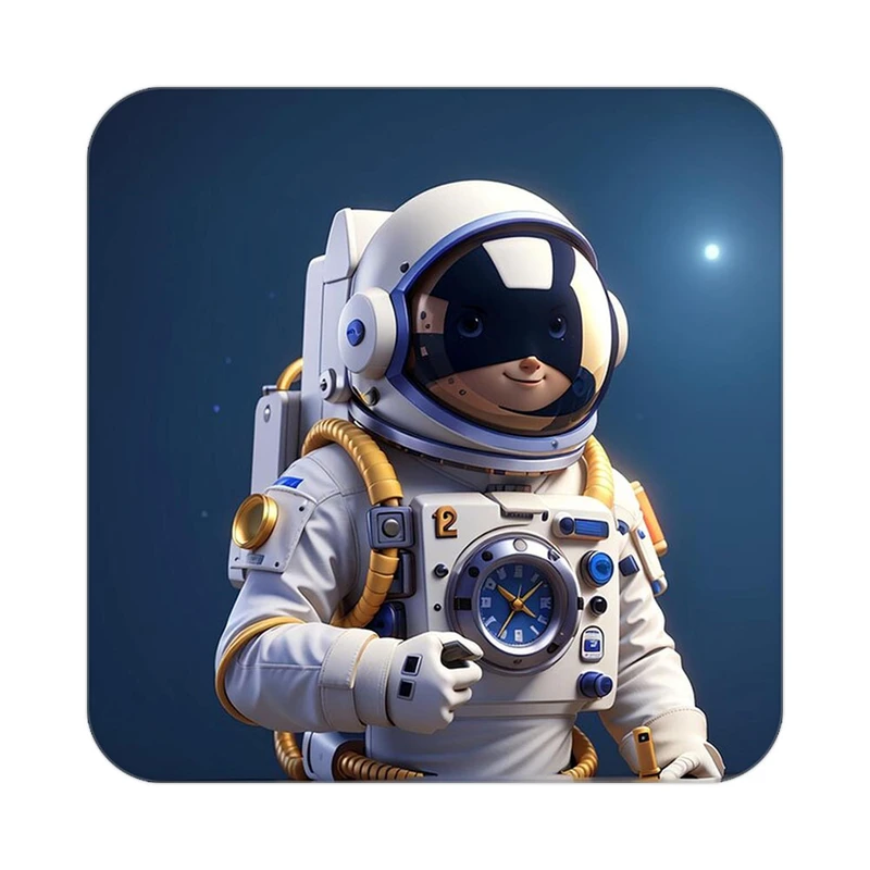 زیر لیوانی کاکتی طرح فضانورد مدل mp45923