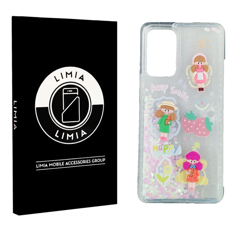 کاور لیمیا مدل آکواریومی لنزدار طرح عروسکی برجسته مناسب برای گوشی موبایل سامسونگ Galaxy A52s/A52