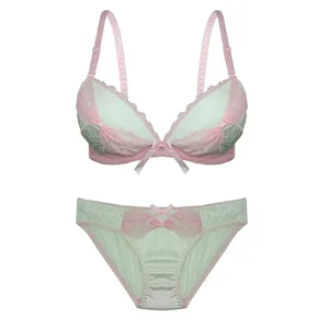 ست شورت و سوتین زنانه مدل ساتن قلبی 1-405