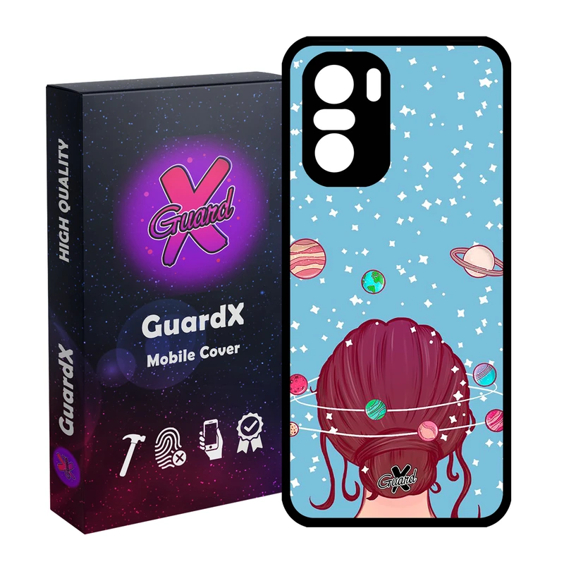 کاور گارد ایکس طرح Girl مدل Glass10211 مناسب برای گوشی موبایل شیائومی Poco F3/MI 11X/MI 11X Pro/Redmi K40/K40 Pro