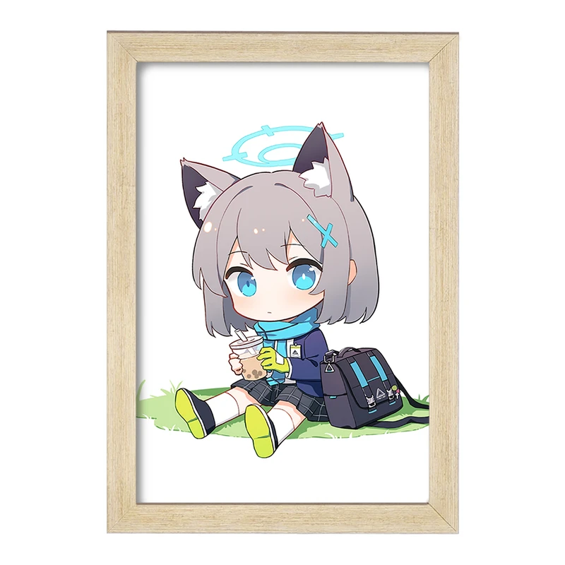 تابلو خندالو مدل بازی آرشیو آبی (Blue Archive) کد 34330