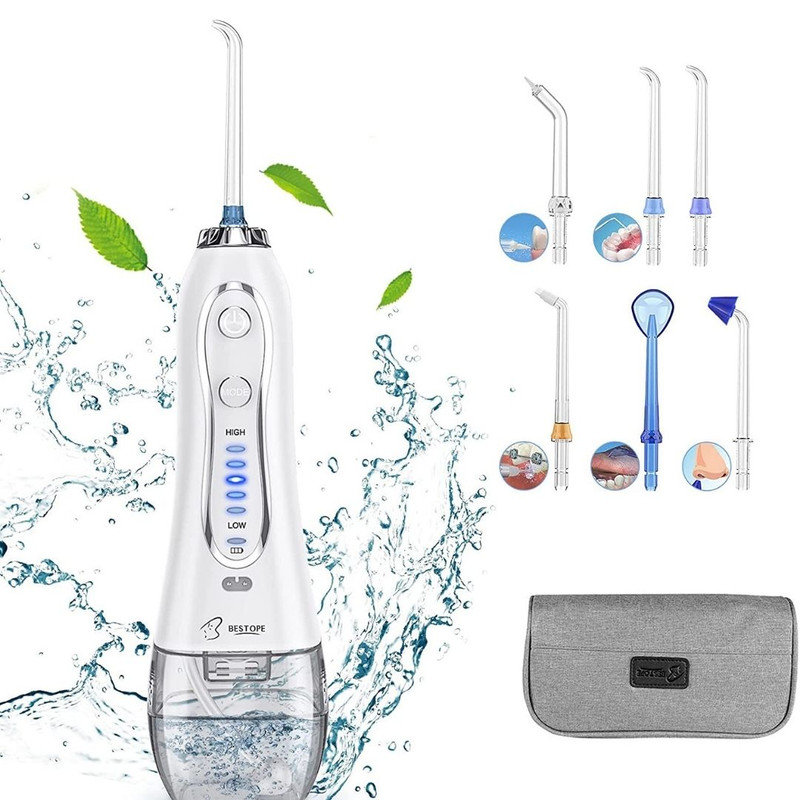 دستگاه شست و شوی دهان و دندان بستاپ مدل cordless water flosser