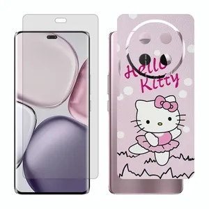 Glass Together model matte screen protector suitable for Honor X9c mobile phone with back cover sticker