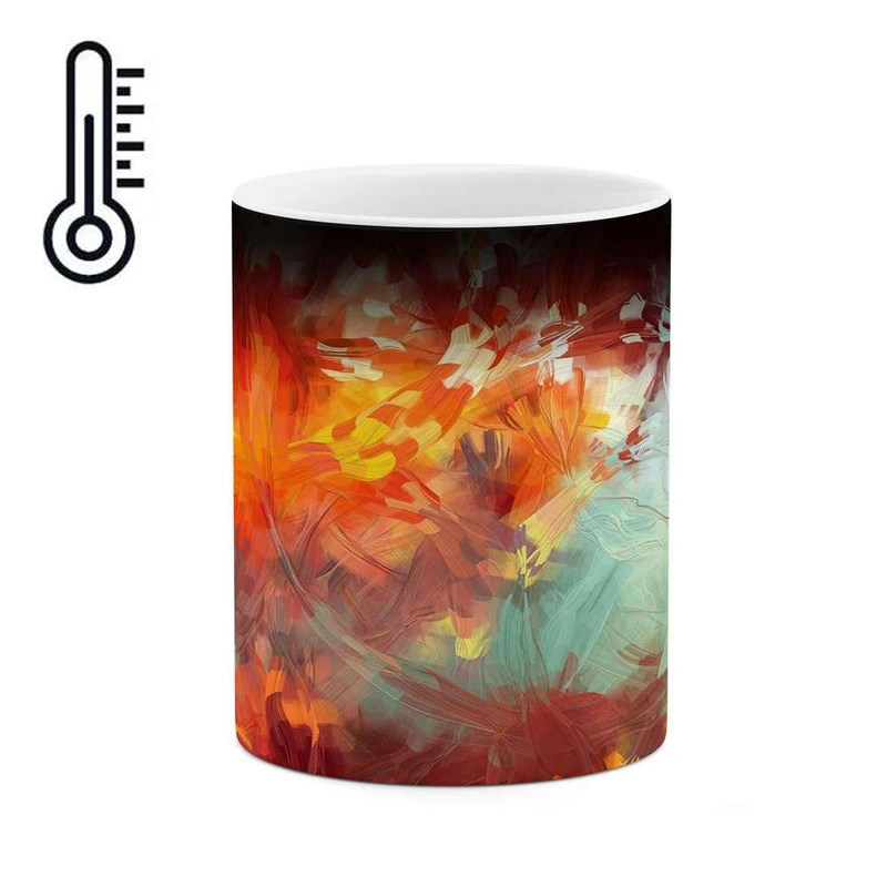 ماگ حرارتی کاکتی مدل نقاشی کد mgh13656