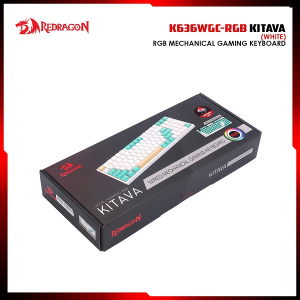 کیبورد مخصوص بازی ردراگون مدل KITAVA K636 RGB