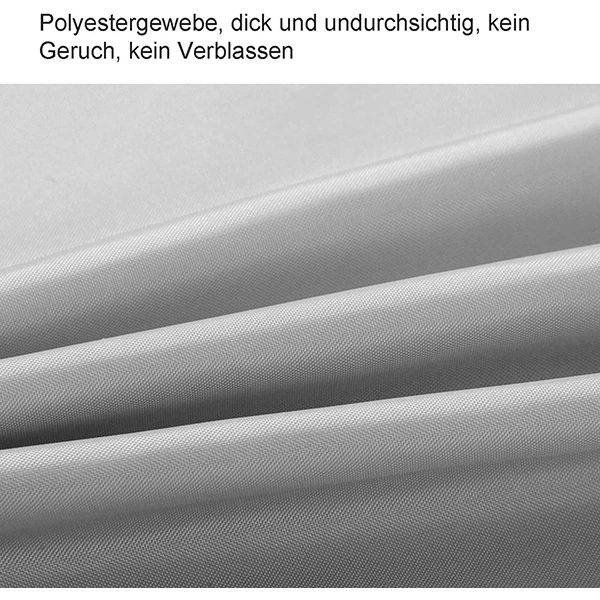 عکس شماره 7 : پرده حمام کلوفی مدل ‎sc-ps01 grau سایز 180x180 سانتی متر