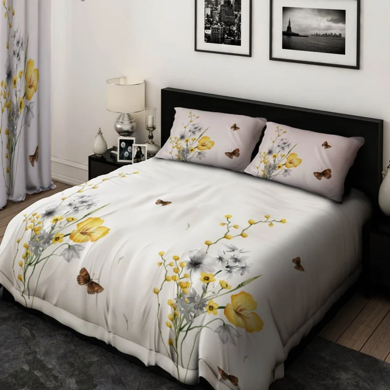 سرویس خواب 2 نفر 6 تکه مدل گل کد 425