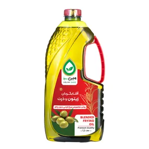 روغن مایع  آفتابگردان زیتون و ذرت سرخ کردنی وجین سبز - 1500 میلی لیتر