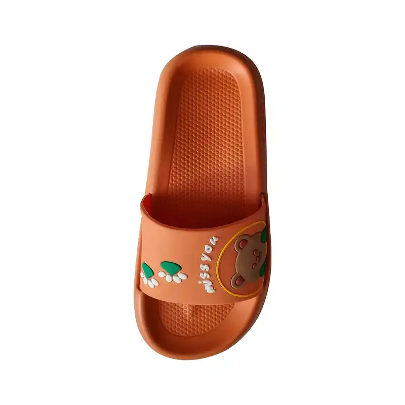 دمپایی زنانه پایون مدل الین طرح خرسی MISS YOU کد 73-O