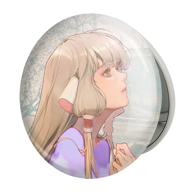 آینه جیبی خندالو طرح چی انیمه چوبیتس Chobits مدل تاشو کد 22364 