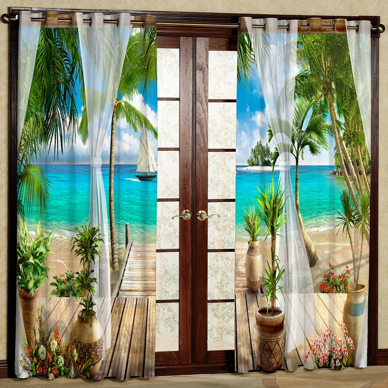  پرده مدل مخمل پانچی کد 4771 سایز 140x280 سانتی متر