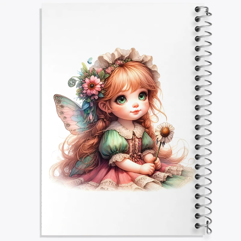 دفتر مشق 50 برگ خندالو طرح دخترانه کد N5562