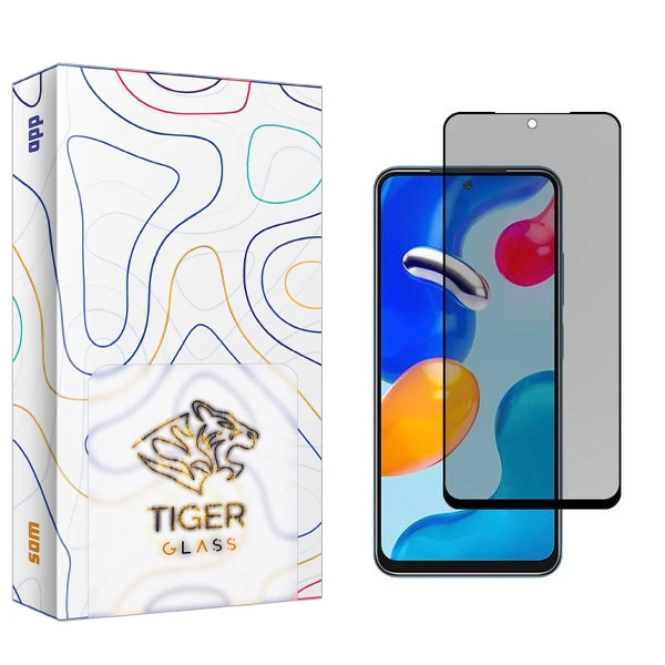 محافظ صفحه نمایش حریم شخصی تایگر گلس مدل SAM2 مناسب برای گوشی موبایل شیائومی Redmi Note 11 4G