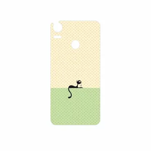 MAHOOT Minimal Internet Cat Icon Cover Sticker for HTC Desire 10 Pro
