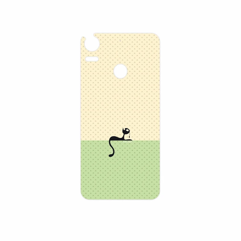 برچسب پوششی ماهوت مدل Minimal Internet Cat Icon مناسب برای گوشی موبایل اچ تی سی Desire 10 Pro