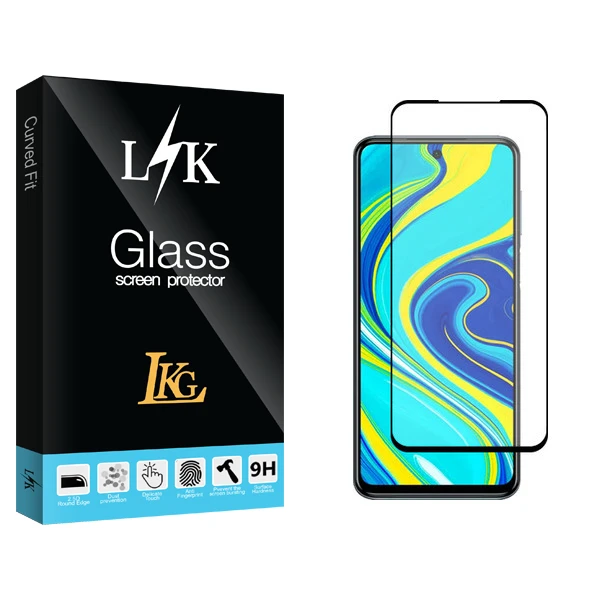 محافظ صفحه نمایش سرامیکی ال کا جی مدل LK Glass مناسب برای گوشی موبایل شیائومی Redmi Note 9 Pro