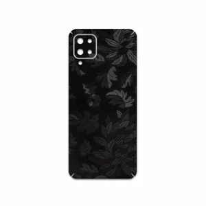 MAHOOT Black-Wildflower Cover Sticker for Samsung Galaxy A12 Nacho
