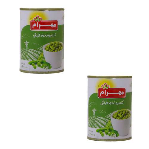 کنسرو نخودفرنگی مهرام - 400 گرم بسته 2 عددی