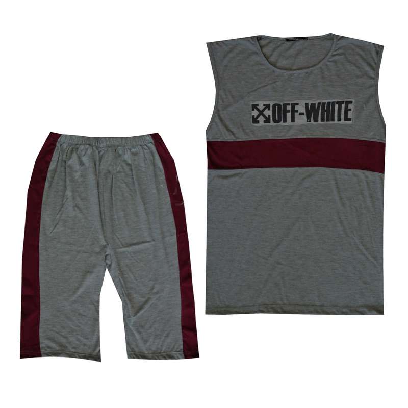 ست تاپ و شلوارک مردانه مدل MADI25