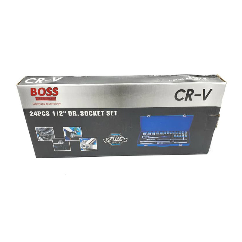 آچار بکس جغجغه ای باس مدل GERMANOLPC مجموعه 24 عددی