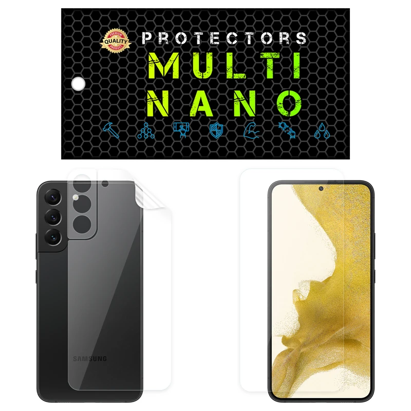 محافظ صفحه نمایش مولتی نانو مدل X-SFT مناسب برای گوشی موبایل سامسونگ Galaxy S22 Plus 5G به همراه محافظ پشت