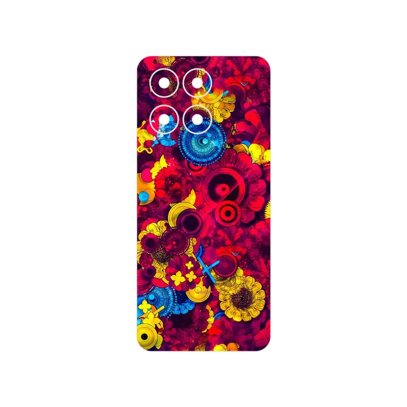 برچسب پوششی ماهوت مدل Vector Flower Garden Digital Art مناسب برای گوشی موبایل آنر X6a