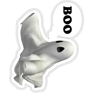 استیکر لپ تاپ طرح ghost of disapproval کد ST738