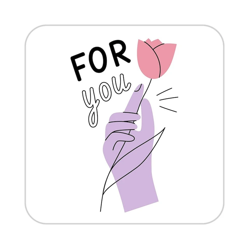 زیر لیوانی کاکتی طرح عاشقانه مدل mp39483